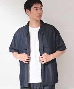 THE SHOP TK / ザ ショップ ティーケー シャツ・ブラウス | 【接触冷感／セットアップ可／洗濯機OK】アソート ジップ半袖シャツ