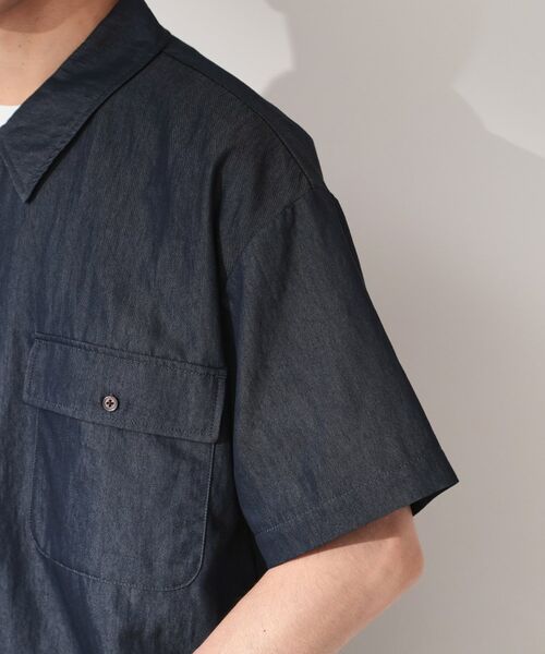 THE SHOP TK / ザ ショップ ティーケー シャツ・ブラウス | 【接触冷感／セットアップ可／洗濯機OK】アソート ジップ半袖シャツ | 詳細17