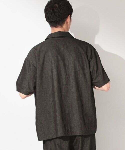 THE SHOP TK / ザ ショップ ティーケー シャツ・ブラウス | 【接触冷感／セットアップ可／洗濯機OK】アソート ジップ半袖シャツ | 詳細2