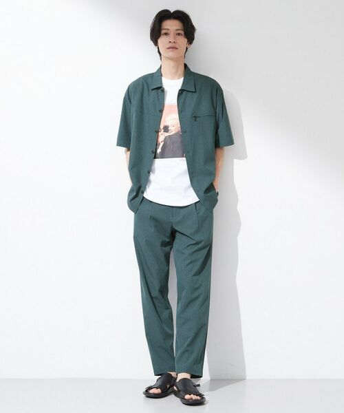 THE SHOP TK / ザ ショップ ティーケー シャツ・ブラウス | 【吸水速乾/接触冷感/防シワ/マシンウォッシャブル】ハイドロクール半袖シャツ | 詳細11