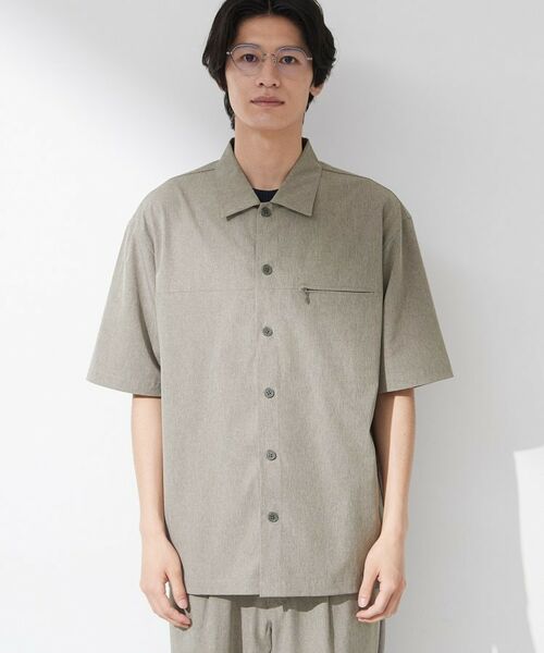 THE SHOP TK / ザ ショップ ティーケー シャツ・ブラウス | 【吸水速乾/接触冷感/防シワ/マシンウォッシャブル】ハイドロクール半袖シャツ | 詳細13