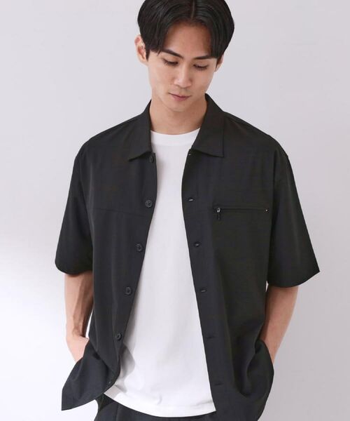 THE SHOP TK / ザ ショップ ティーケー シャツ・ブラウス | 【吸水速乾/接触冷感/防シワ/マシンウォッシャブル】ハイドロクール 半袖シャツ | 詳細25
