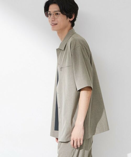 THE SHOP TK / ザ ショップ ティーケー シャツ・ブラウス | 【吸水速乾/接触冷感/防シワ/マシンウォッシャブル】ハイドロクール半袖シャツ | 詳細5
