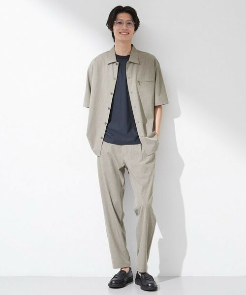 THE SHOP TK / ザ ショップ ティーケー シャツ・ブラウス | 【吸水速乾/接触冷感/防シワ/マシンウォッシャブル】ハイドロクール半袖シャツ | 詳細6