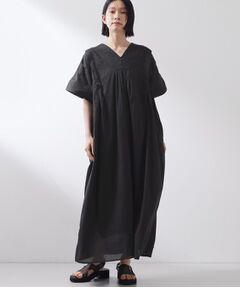 ゆるラク カフタン風ロングワンピース