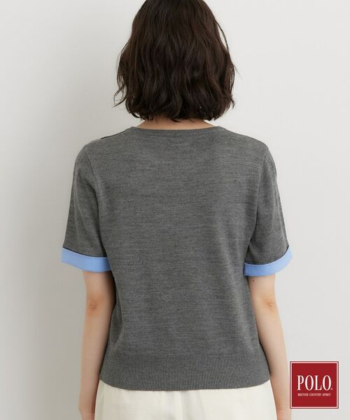 THE SHOP TK / ザ ショップ ティーケー ニット・セーター | POLO BCS/アーガイル半袖ニット | 詳細15