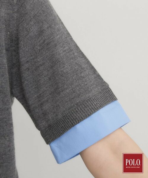 THE SHOP TK / ザ ショップ ティーケー ニット・セーター | POLO BCS/アーガイル5分袖ニット | 詳細20