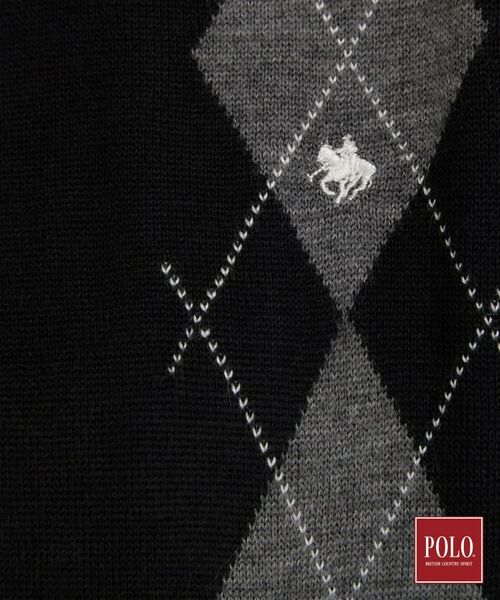 THE SHOP TK / ザ ショップ ティーケー ニット・セーター | POLO BCS/アーガイル半袖ニット | 詳細4