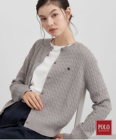 THE SHOP TK / ザ ショップ ティーケー カーディガン・ボレロ | POLO BCS/ケーブルクルーカーディガン