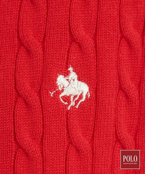 THE SHOP TK / ザ ショップ ティーケー カーディガン・ボレロ | POLO BCS/ケーブルクルーカーデ | 詳細12