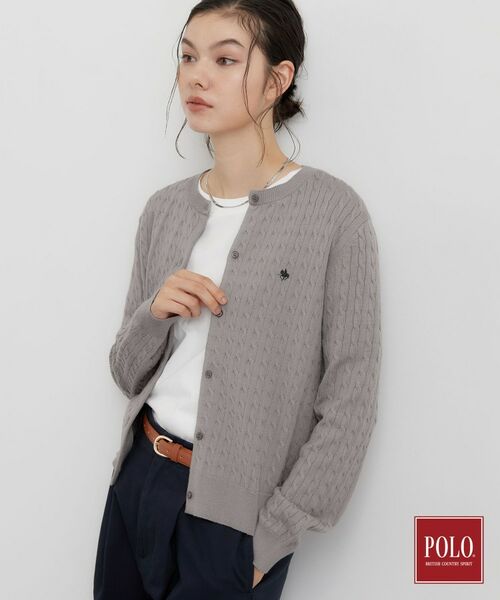 THE SHOP TK / ザ ショップ ティーケー カーディガン・ボレロ | POLO BCS/ケーブルクルーカーディガン | 詳細20