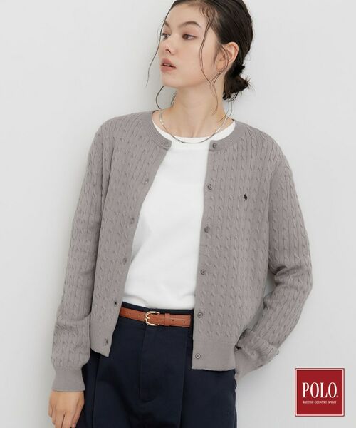 THE SHOP TK / ザ ショップ ティーケー カーディガン・ボレロ | POLO BCS/ケーブルクルーカーディガン | 詳細21