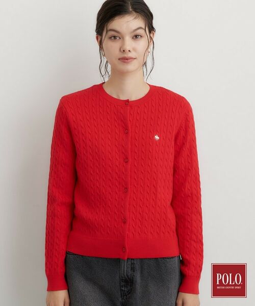 THE SHOP TK / ザ ショップ ティーケー カーディガン・ボレロ | POLO BCS/ケーブルクルーカーディガン | 詳細24