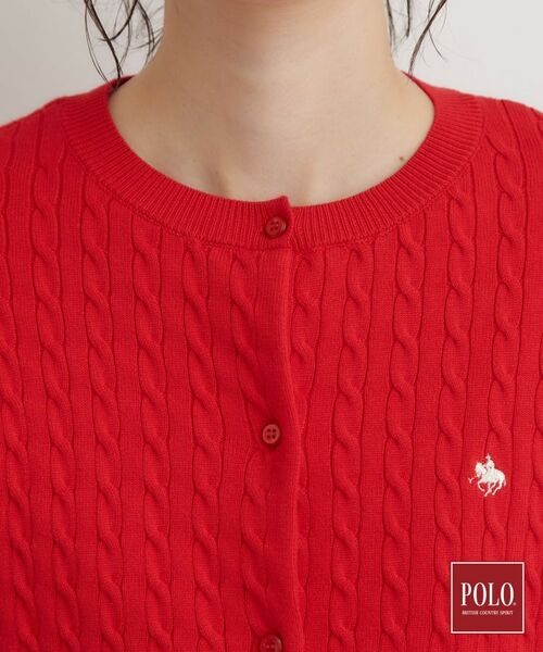 THE SHOP TK / ザ ショップ ティーケー カーディガン・ボレロ | POLO BCS/ケーブルクルーカーディガン | 詳細27