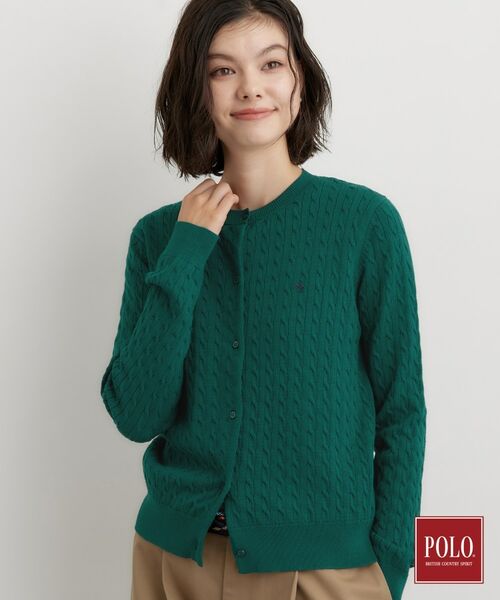 THE SHOP TK / ザ ショップ ティーケー カーディガン・ボレロ | POLO BCS/ケーブルクルーカーデ | 詳細6