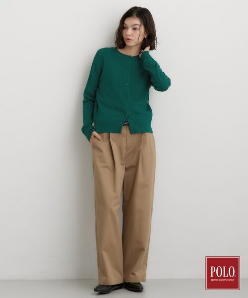 THE SHOP TK / ザ ショップ ティーケー カーディガン・ボレロ | POLO BCS/ケーブルクルーカーデ | 詳細7
