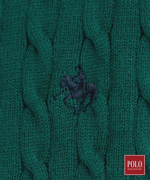 THE SHOP TK / ザ ショップ ティーケー カーディガン・ボレロ | POLO BCS/ケーブルクルーカーデ | 詳細8