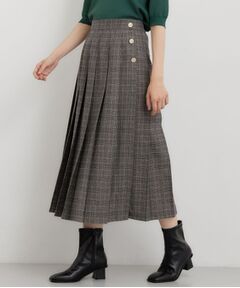 THE SHOP TK / ザ ショップ ティーケー スカート | クラシックな雰囲気に チェックプリーツスカート