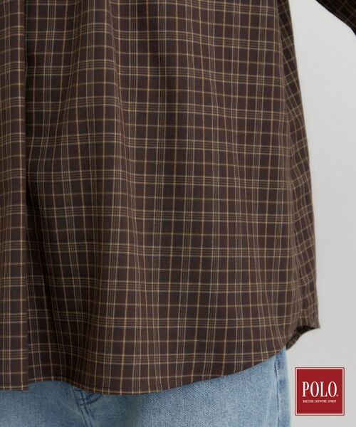 THE SHOP TK / ザ ショップ ティーケー シャツ・ブラウス | POLO BCS/チェックスカーフ付きブラウス | 詳細25