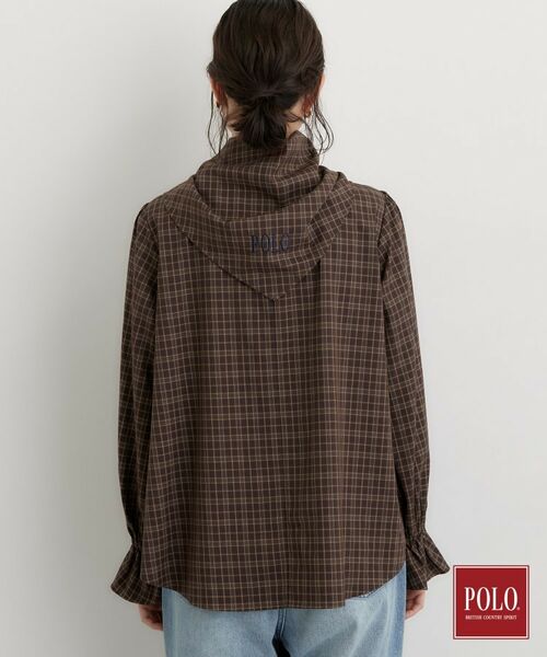 THE SHOP TK / ザ ショップ ティーケー シャツ・ブラウス | POLO BCS/チェックスカーフ付きブラウス | 詳細27