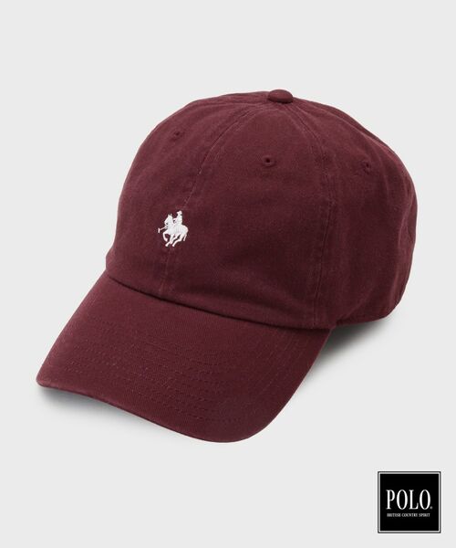 THE SHOP TK / ザ ショップ ティーケー キャップ | POLO BCS/ロゴキャップ（ボルドー(064)）