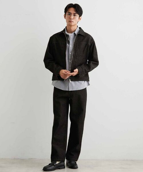 THE SHOP TK / ザ ショップ ティーケー レザーブルゾン・ジャケット | デニムライク Gジャン | 詳細3