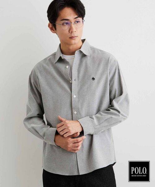 THE SHOP TK / ザ ショップ ティーケー シャツ・ブラウス | POLO BCS/アソート長袖シャツ | 詳細1