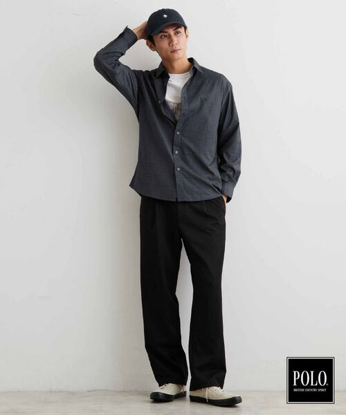 THE SHOP TK / ザ ショップ ティーケー シャツ・ブラウス | POLO BCS/アソート長袖シャツ | 詳細11
