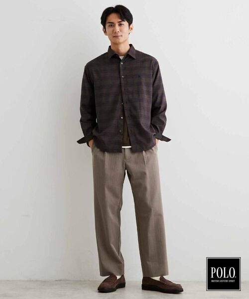 THE SHOP TK / ザ ショップ ティーケー シャツ・ブラウス | POLO BCS/アソート長袖シャツ | 詳細15