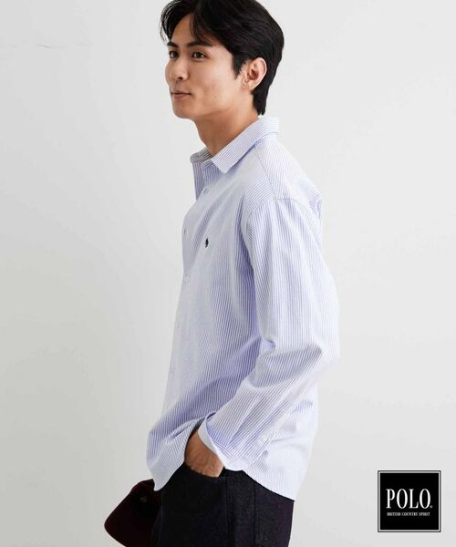 THE SHOP TK / ザ ショップ ティーケー シャツ・ブラウス | POLO BCS/アソート長袖シャツ | 詳細17