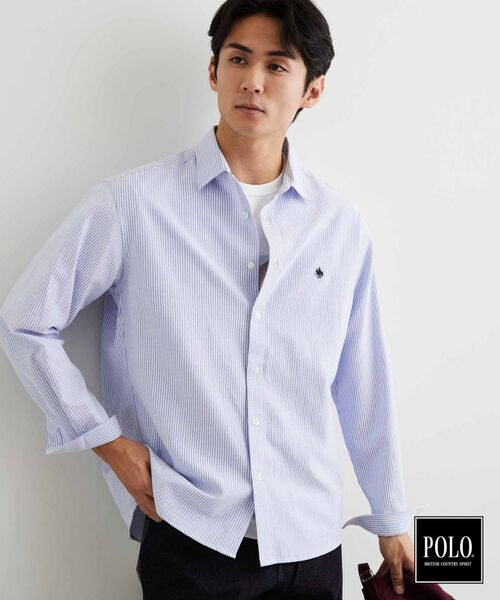 THE SHOP TK / ザ ショップ ティーケー シャツ・ブラウス | POLO BCS/アソート長袖シャツ | 詳細18