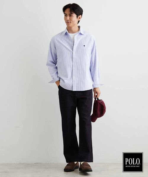 THE SHOP TK / ザ ショップ ティーケー シャツ・ブラウス | POLO BCS/アソート長袖シャツ | 詳細19