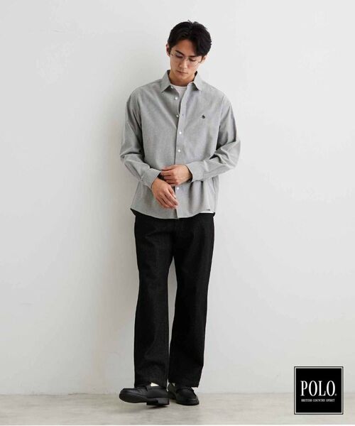 THE SHOP TK / ザ ショップ ティーケー シャツ・ブラウス | POLO BCS/アソート長袖シャツ | 詳細3