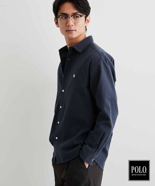 THE SHOP TK / ザ ショップ ティーケー シャツ・ブラウス | POLO BCS/アソート長袖シャツ | 詳細6