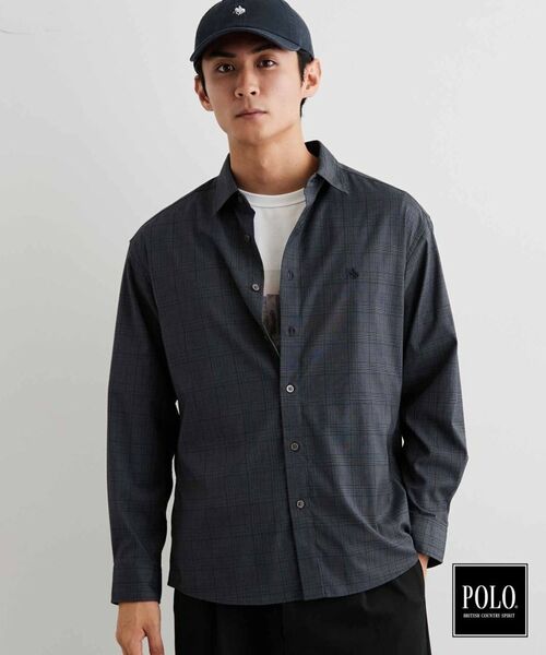 THE SHOP TK / ザ ショップ ティーケー シャツ・ブラウス | POLO BCS/アソート長袖シャツ | 詳細9