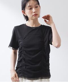 THE SHOP TK / ザ ショップ ティーケー カットソー | シャーリングデザインカットソー