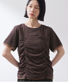 THE SHOP TK / ザ ショップ ティーケー カットソー | シャーリングデザインカットソー