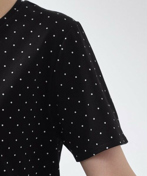 THE SHOP TK / ザ ショップ ティーケー Tシャツ | 大人にちょうどいい チャーム付きドット柄Tシャツ | 詳細13