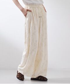 THE SHOP TK / ザ ショップ ティーケー パンツ | フラワーカットジャカードパンツ