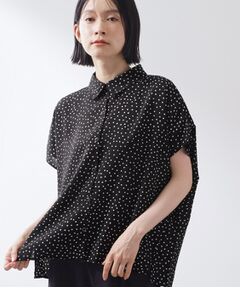 THE SHOP TK / ザ ショップ ティーケー シャツ・ブラウス | 大人のためのドット柄 シャツ襟ブラウス