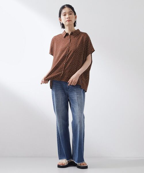 THE SHOP TK / ザ ショップ ティーケー シャツ・ブラウス | 大人のためのドット柄 シャツ襟ブラウス | 詳細11
