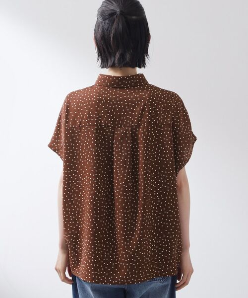 THE SHOP TK / ザ ショップ ティーケー シャツ・ブラウス | 大人のためのドット柄 シャツ襟ブラウス | 詳細15