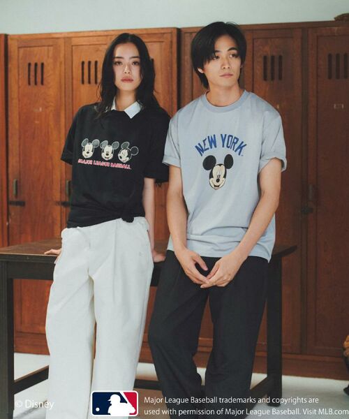 THE SHOP TK / ザ ショップ ティーケー Tシャツ | 【Disney】【MLB】スペシャルデザイン半袖Tシャツ | 詳細1
