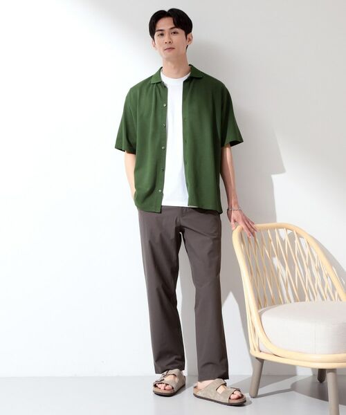THE SHOP TK / ザ ショップ ティーケー カーディガン・ボレロ | 【半袖シャツ+インナー セットアイテム】カノコ半袖シャツ&半袖Tシャツ | 詳細17
