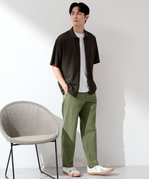 THE SHOP TK / ザ ショップ ティーケー カーディガン・ボレロ | 【半袖シャツ+インナー セットアイテム】カノコ半袖シャツ&半袖Tシャツ | 詳細5