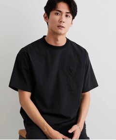 THE SHOP TK / ザ ショップ ティーケー Tシャツ | 【ストレッチ／洗濯機OK／セットアップ可】ナイロンフハク半袖Tシャツ