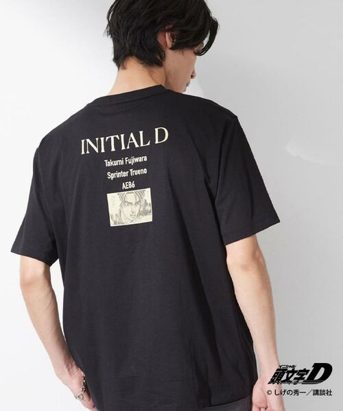 THE SHOP TK / ザ ショップ ティーケー Tシャツ | 頭文字D 別注 『フジワラ』 グラフィック半袖Tシャツ ステッカー&チャーム付き | 詳細12