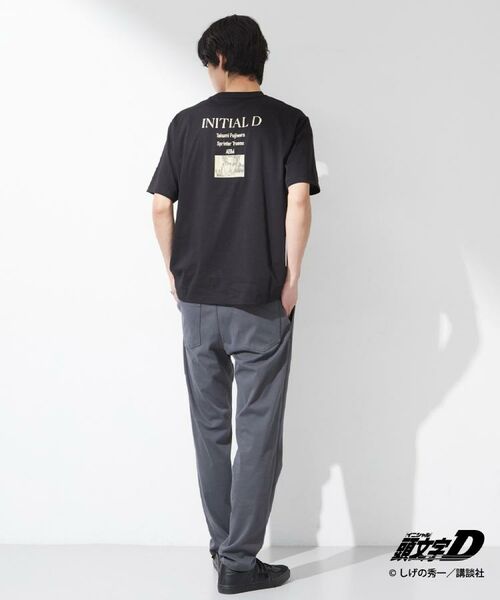 THE SHOP TK / ザ ショップ ティーケー Tシャツ | 頭文字D 別注 『フジワラ』 グラフィック半袖Tシャツ ステッカー&チャーム付き | 詳細14