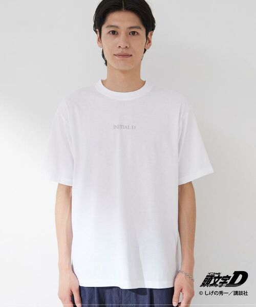 THE SHOP TK / ザ ショップ ティーケー Tシャツ | 頭文字D 別注 『フジワラ』 グラフィック半袖Tシャツ ステッカー&チャーム付き | 詳細16