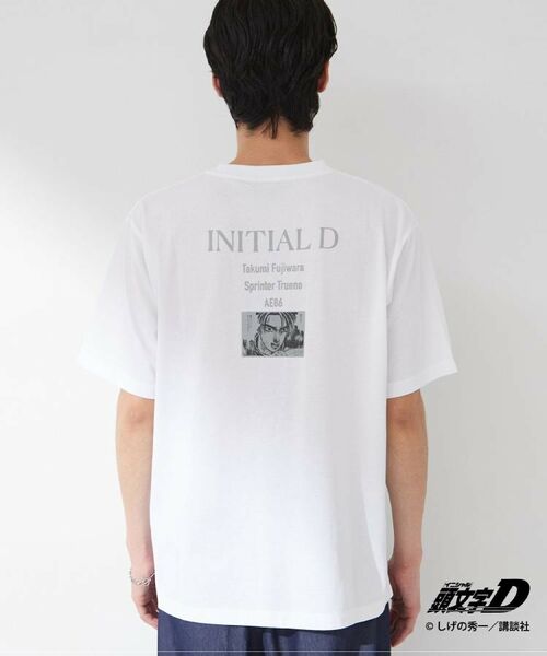 THE SHOP TK / ザ ショップ ティーケー Tシャツ | 頭文字D 別注 『フジワラ』 グラフィック半袖Tシャツ ステッカー&チャーム付き | 詳細18